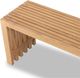 Modus Furniture Tanner Flaxen Dining Bench-4