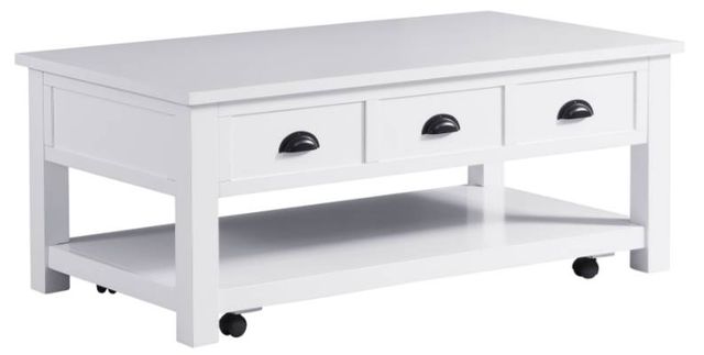 Mazin Furniture Champlain White Lift-Top Coffee Table-0