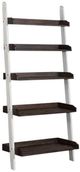Liberty Furniture Farmhouse Brown/White Leaning Bookcase-0