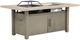 Furniture of America® Bordeaux Brown Aluminum Outdoor Dining Table with Fire Pit and Cooler-0