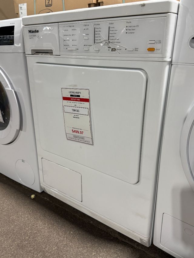 Miele T8000 Series White Front Load Eletric Dryer-0