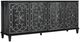 Hooker® Furniture Melange Madeline Black 4-Door Credenza-0