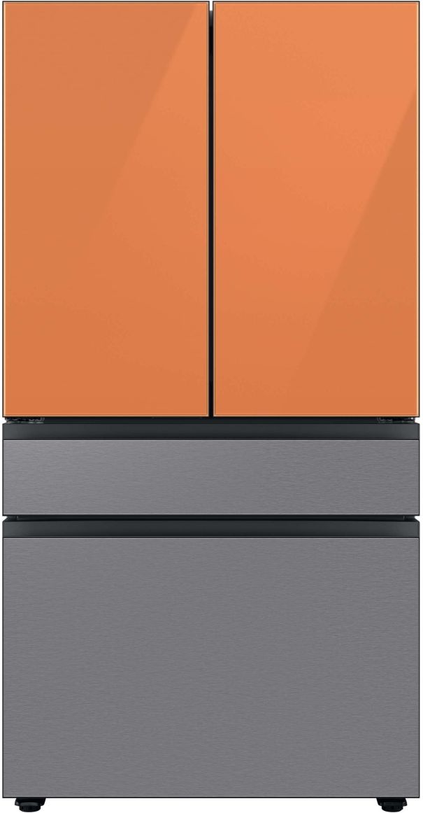 Samsung Bespoke 36" Stainless Steel French Door Refrigerator Bottom Panel-9