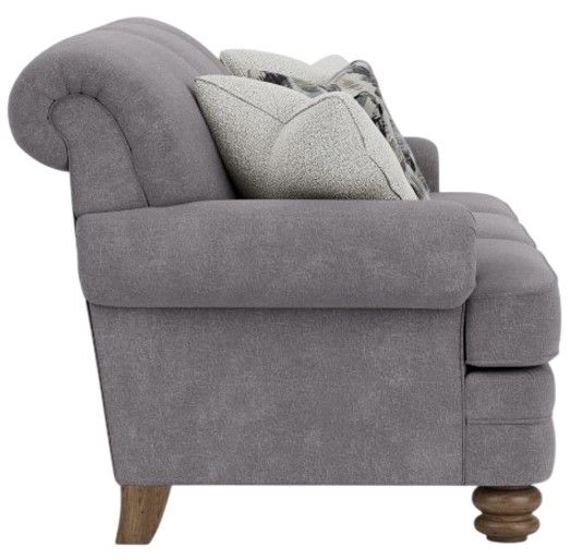 Flexsteel® Bay Bridge Gray Charcoal Sofa-2