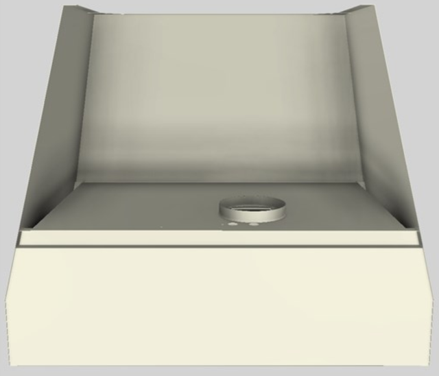 Vent-A-Hood® Designer Series 36" Biscuit Wall Mounted Range Hood-3