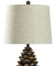 Stylecraft Dark Brown/Dark Gray/Light Gray Table Lamp -1