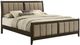 Coaster® Wilkes Brown/Dark Cocoa California King Upholstered Panel Bed-0