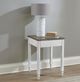 Liberty Furniture Magnolia Manor Weathered Bark Corner Filler with Antique White Base-1