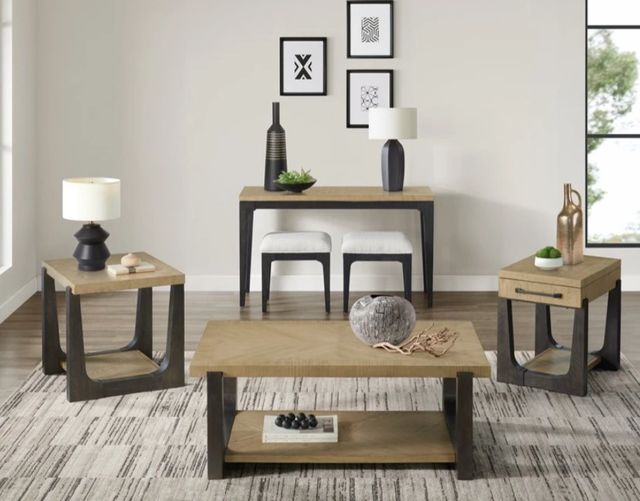 Emerald Home Sutton Place 3-Piece Caramel/Cocoa Console Table Set-1
