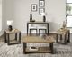 Emerald Home Sutton Place 3-Piece Caramel/Cocoa Console Table Set-1