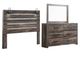 Signature Design by Ashley® Drystan 3-Piece Brown Queen Panel Headboard Bedroom Set-0
