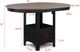 Crown Mark Hartwell Black/Light Gray Counter Table-2