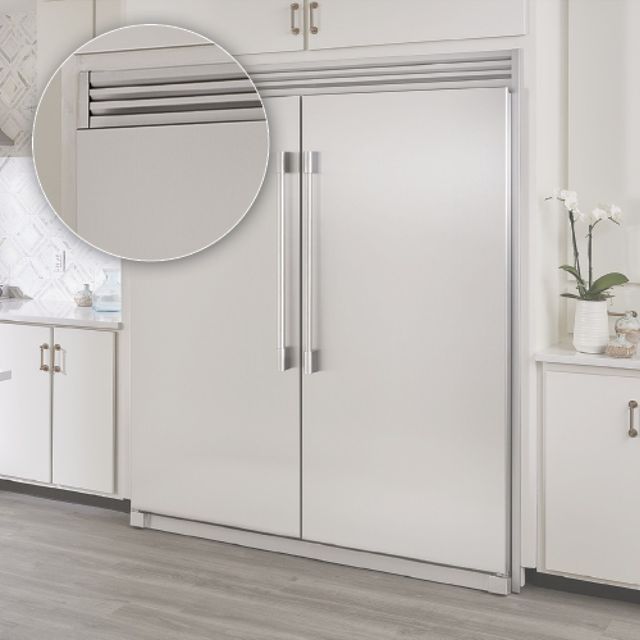 Frigidaire Professional® 79'' Stainless Steel Louvered Dual Built-In Trim Kit-1