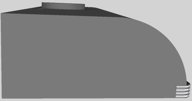 Vent-A-Hood® 42" Gunsmoke Retro Style Under Cabinet Range Hood-1