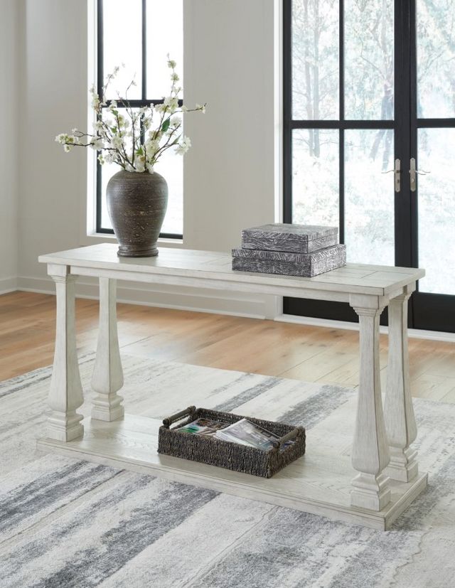 Signature Design by Ashley® Arlendyne Antique White Sofa Table-5