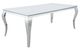 Coaster® Carone 5-Piece Gray Rectangular Dining Set with Stainless Steel Base-1