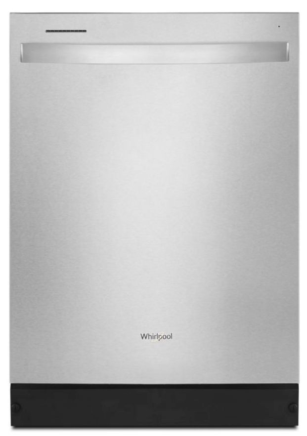 Whirlpool® 24" Stainless Steel Top Control Built In Dishwasher-0