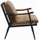 ACME Furniture Anzan Berham Chestnut/Matt Iron Accent Chair-4
