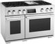 SKS 48" Stainless Steel Pro Style Slide In Natural Gas Range-4