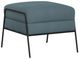 International Furniture Direct Tyne Blue Footstool Ottoman-0
