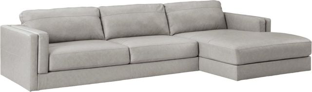 Signature Design by Ashley® Amiata 2-Piece Glacier Right-Arm Facing Chaise Sectional-0