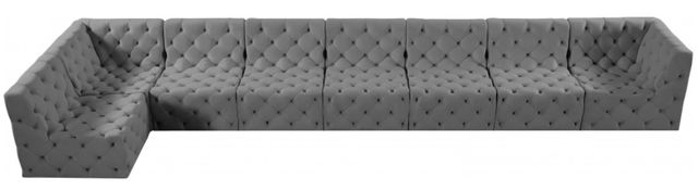 Meridian Furniture Tuft 8-Piece Grey Modular Sectional Set-1