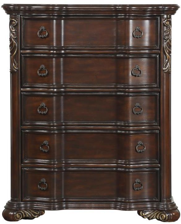Homelegance® Royal Highlands Dark Cherry Chest-2
