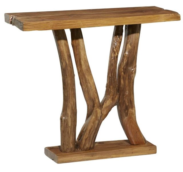 Deco Marche Brown 35" Console Table-0