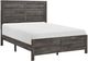 Mazin Furniture Beowulf Rustic Grey King Panel Bed -0