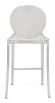 Zuo® Eclipse Stainless Steel Set of 2 Counter Chairs-2