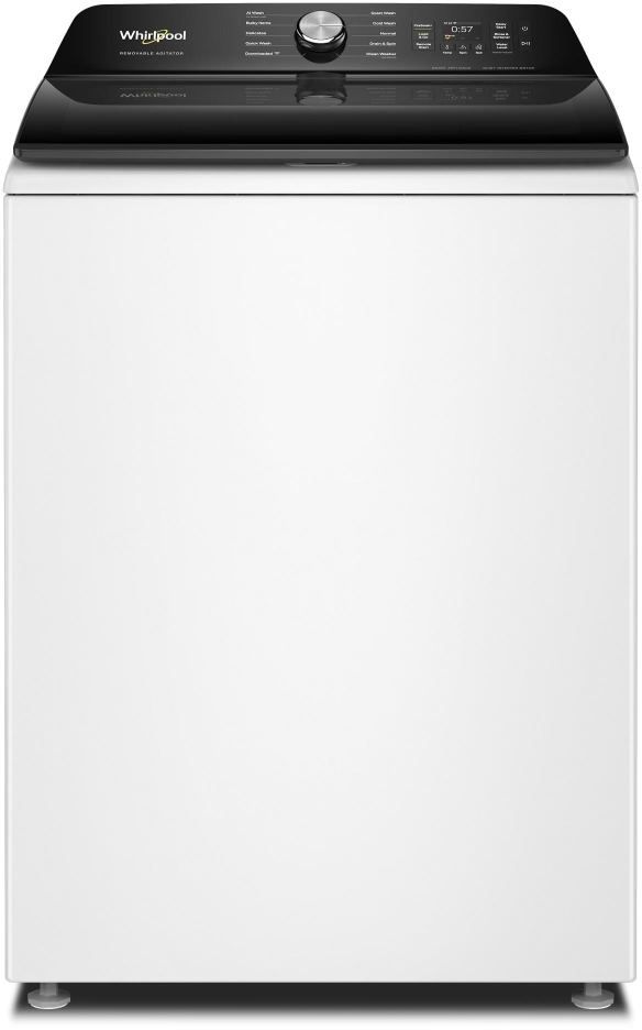 Whirlpool® 6.0 - 6.1 Cu. Ft. White Smart Top Load Washer with The Removable Agitator-0