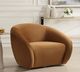 Uttermost® DeSoto Hazlenut Swivel Chair-1