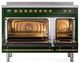Ilve® Nostalgie II Series 48" Emerald Green Pro Style Induction Range-1