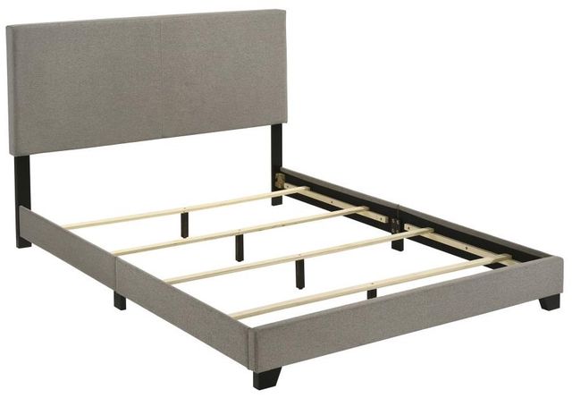 Coaster® Dorian Taupe Queen Upholstered Panel Bed -1