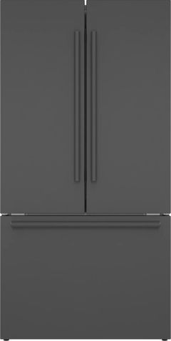 Bosch® 800 Series 36 in. 20.8 Cu. Ft. Black Stainless Steel Counter Depth French Door Refrigerator