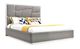 VIG Furniture Modrest Chrysler Gray Eastern King Upholstered Panel Bed-0