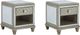 Signature Design by Ashley® Chevanna 2 Piece Platinum Living Room Table Set-0