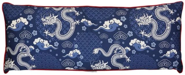 Stylecraft Blue Large Lumbar Designer Pillow-0