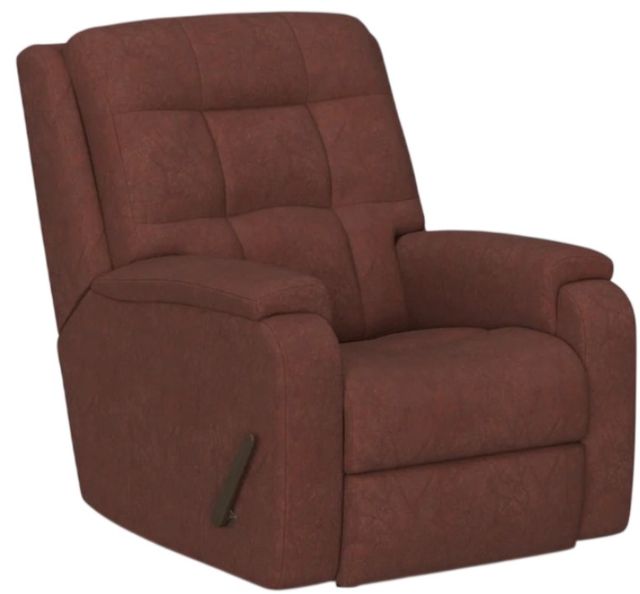 Flexsteel® Customizable Arlo Leather Manual Rocking Recliner-3