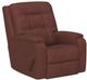 Flexsteel® Customizable Arlo Leather Manual Rocking Recliner-3