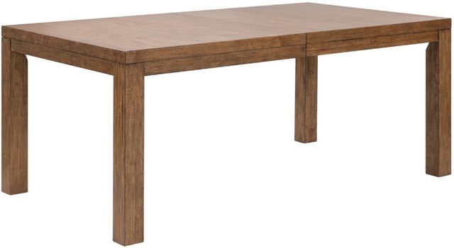 Liberty Furniture Shaker Lakes 5-Piece Harvest Brown/Taupe Rectangular Optional Dining Table Set-1