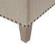 Olliix by Madison Park Taupe Lindsey Tufted Square Cocktail Ottoman-2