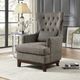 Mazin Furniture Adriano Brown-Gray Accent Chair-3