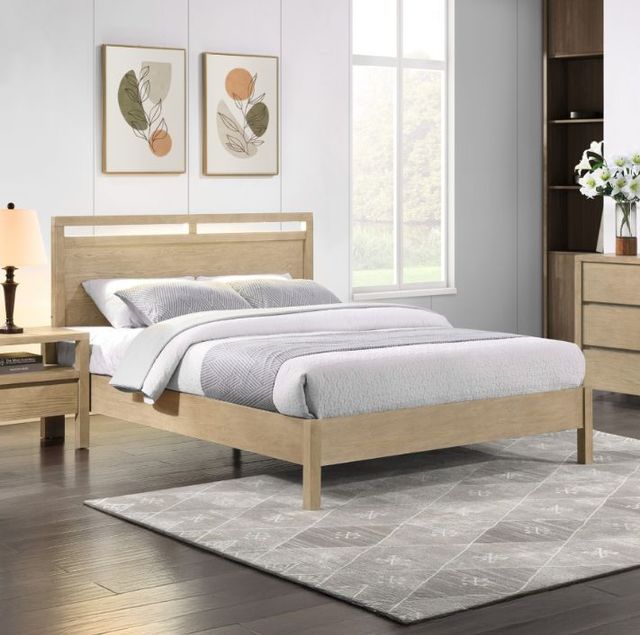 Winners Only® Newberry Beige Queen Panel Bed-1