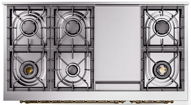 Ilve® Nostalgie II Series 48" Custom RAL Color Pro Style Dual Fuel Range-2