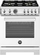 Bertazzoni Professional Series 30" Bianco Pro Style Gas Range-0