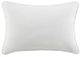 Olliix by Madison Park Pacifica White14"x20" Solid 3M Scotchgard Outdoor Oblong Pillow-0