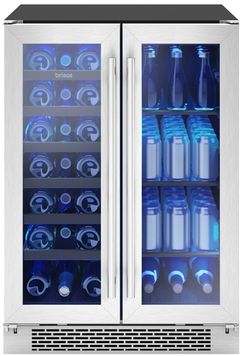 Zephyr Brisas 5.2 Cu. Ft. Stainless Steel Frame Wine Cooler