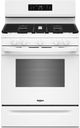 Whirlpool® 30" White Freestanding Gas Range with Air Cooking Technology and Steam Clean-0