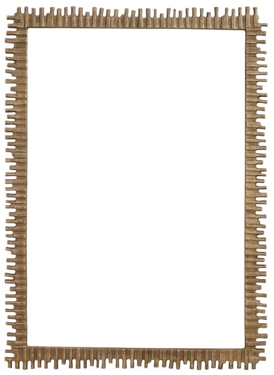 Uttermost® Soto Antique Brass Mirror-0